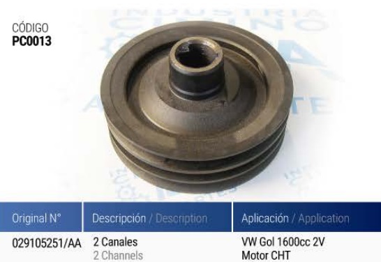 VOLKSWAGEN GOL 1600 2V MOT.CHT