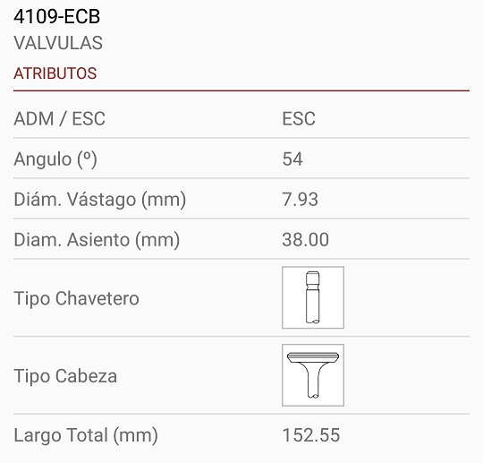 M.BENZ OM904/906/926 4/6CIL DIESEL 8X38X153 1R. 36º