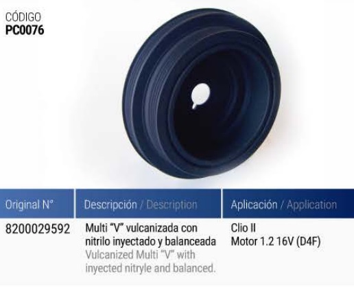 RENAULT 1.2 16V-D4F-CLIO II