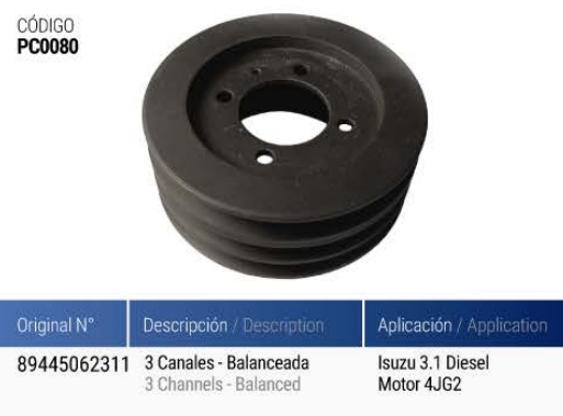 ISUZU  3.1 DIESEL 4JG2