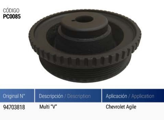 CHEVROLET AGILE 5 CANALES