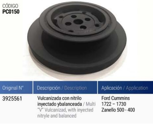 FORD CUMMINS 1722/1730-ZANELLO 500/400