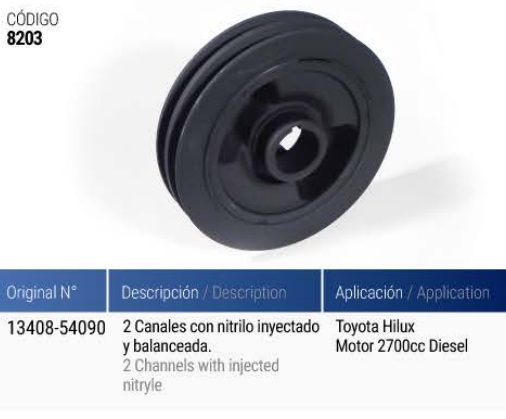 TOYOTA HI-LUX 2700 D.