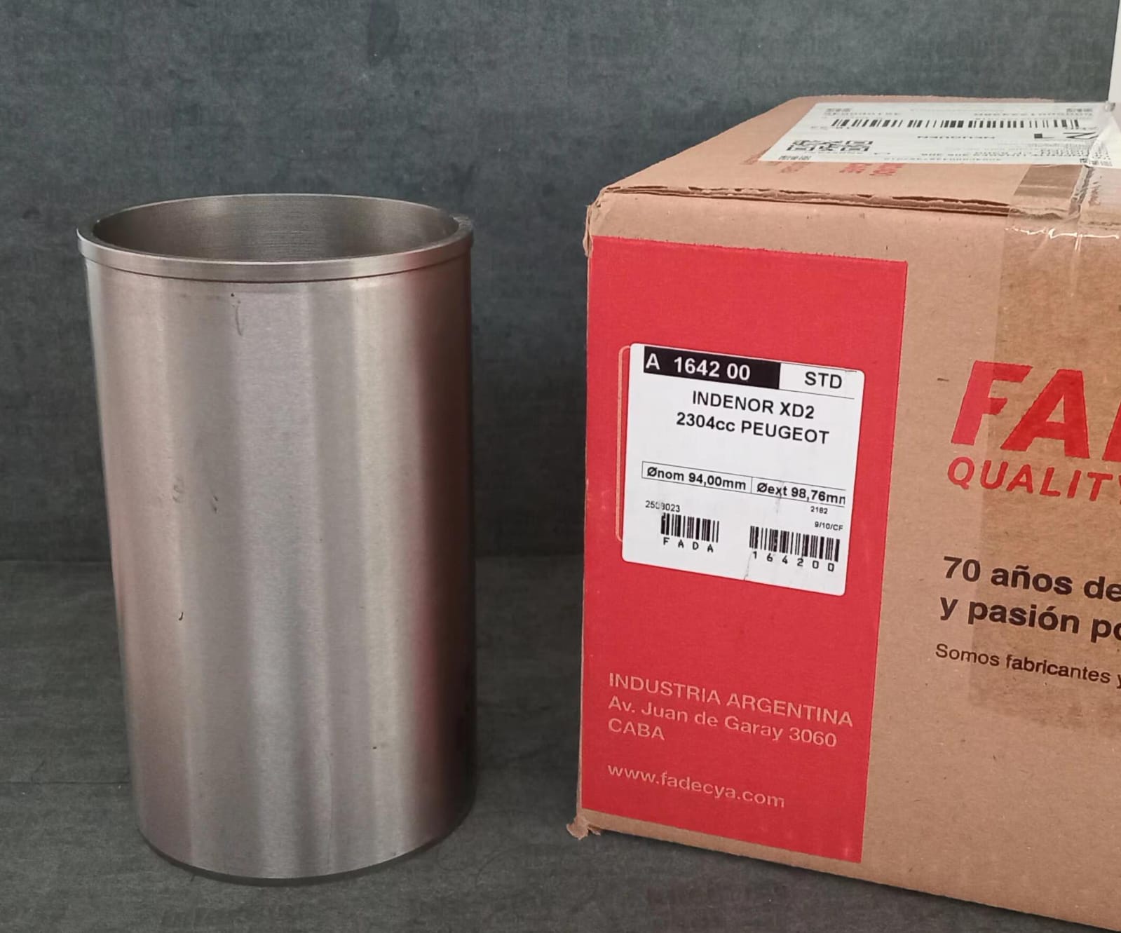 INDENOR PEUGEOT 504 505  XD2/XD3 2300CC 94X98.76X169.5 PEST. 4.76MM