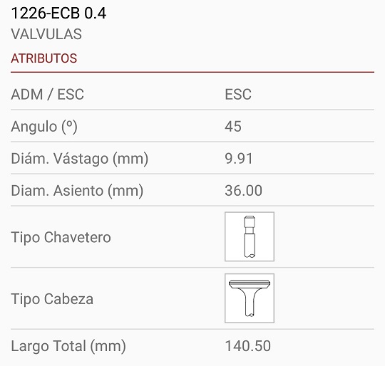 MERCEDES BENZ 0M 314/352 9.93X36X140.5 TRABA ANCHA 45º