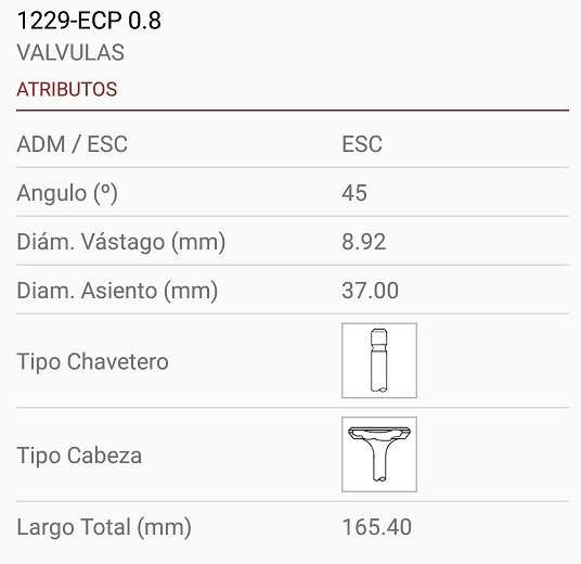 MERCEDES BENZ 1521 OM355/5-OM355/6 8.95X37X165 TRABA ANCHA 45º