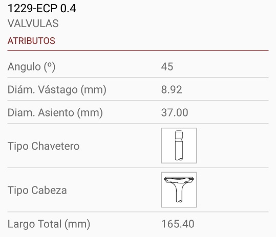 MERCEDES BENZ 1521 OM355/5-OM355/6 8.95X37X165 TRABA ANCHA 45º
