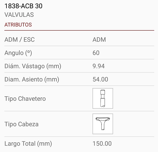 M.BENZ OM 360/360H 10X54X150 TRABA ANCHA 30º