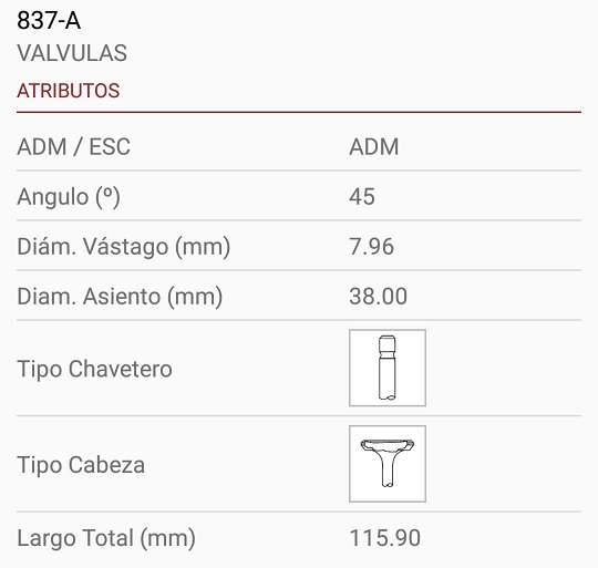 CHEVROLET LUV 2.0/2.4 8X38X116 1R. 45º