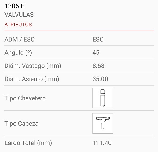 LAND ROVER BENCINERO 2.3 8.70X35X111 1R. 45º