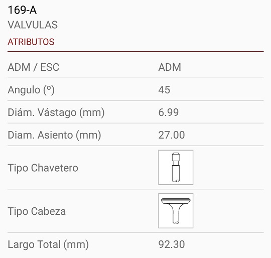 FIAT 800 COUPE 67/70 7X27X92 TRABA ANCHA 45º