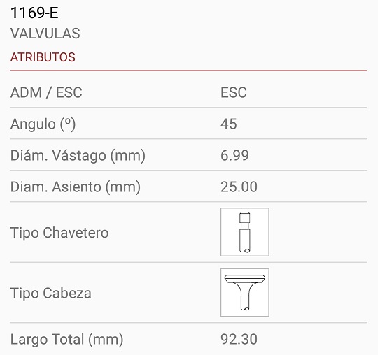 FIAT 800 COUPE 67/70 7X25X92 TRABA ANCHA 45º