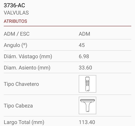 FIAT MAREA BRAVA 2.4L 20V 7X34X113 3R. 45º