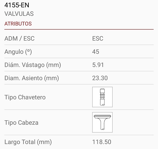 FIAT E-TORQ 1.6 16V STRADA ADVENTURE GRAN SIENA PUNTO IDEA DOBLO LINEA 6X23X118 3R. 45º