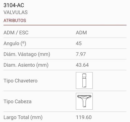 CHEVROLET 173 MOD.87 8X44X119 1R. 45º