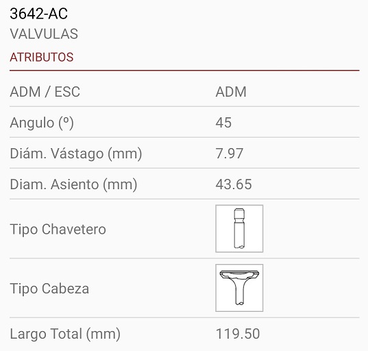 CHEVROLET LUMINA 3.1 V6 8X44X120 1R. 45º