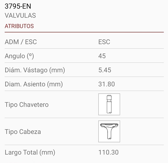 DAEWO TICO 800CC-3CIL. 4CIL. CHEV SPARK 5.5X32X111 1R. 45º