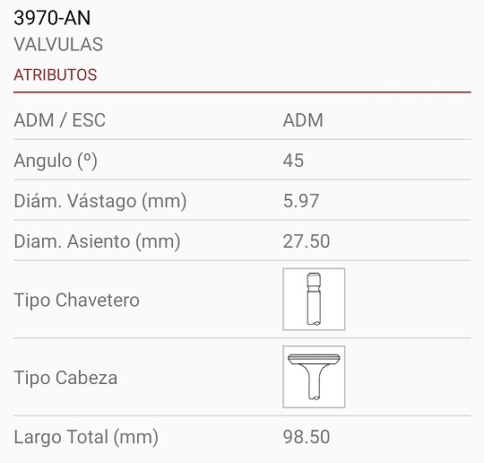 CHEVROLET ASTRA  VECTRA MERIVA 1.7 16V TDI 6X27X98 1R. 45º