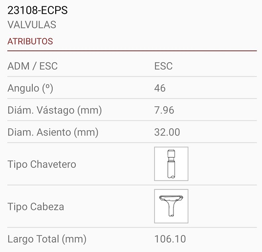 CHEVROLET MONZA 1.6 8X32X106 1R. 45º