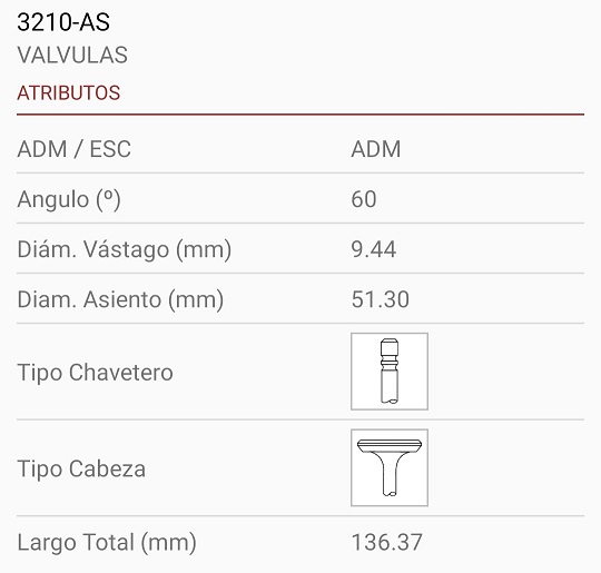 CATERPILLAR 3304/3306 TURBO 9.50X51X136 2R. 30º