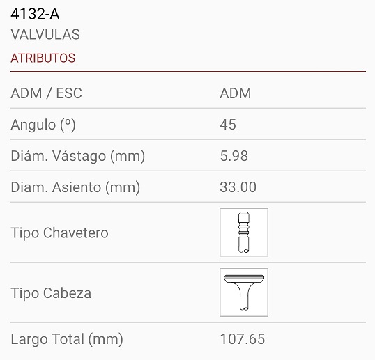 CHERY TIGGO 2.0L 16V 6X33X108 3R. 45º