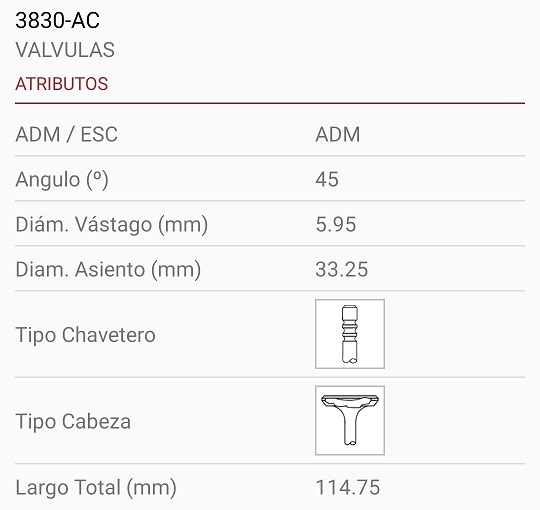 CHRYSLER NEON  2.0 16V 6X33X115 3R. 45º