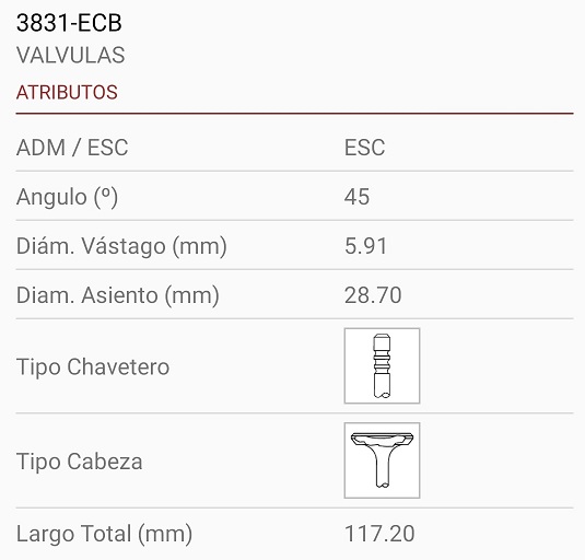 CHRYSLER NEON  2.0 16V 6X29X117 3R. 45º