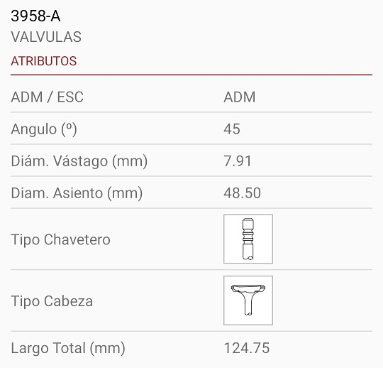 CHRYSLER STRATUS  2.5 8X48X125 3R. 45º