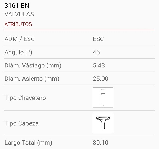 GM SWIFT-VITARA 1.3 1.6 16V (90) 5.5X25X80 45º 1R