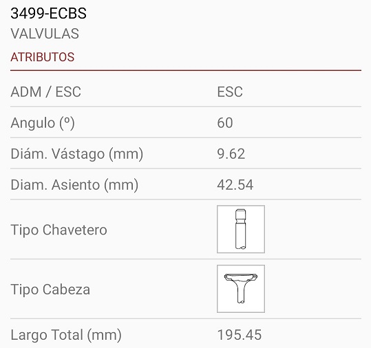CUMMINS M-11 9.60X43X195.45 1R. 30º