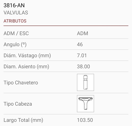 DAEWO LANOS 1.4/1.5 7X38X104 1R. 46º