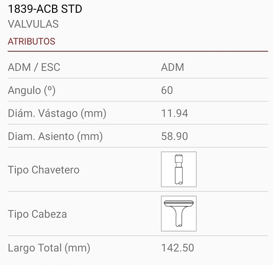 MERCEDES BENZ 0M447-LA/449-A 12X59X142.50 TRABA ANCHA 30º