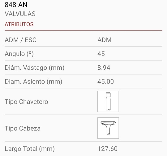 ISUZU 6BD1/4BD1T 9X46X128 1R. 45º