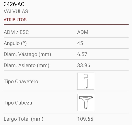 MITSUBISHI ECLIPSE 1.6 1.8 2.0 2.4 16V 6.6X34X110 1R. 45º