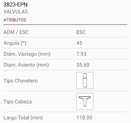 ISUZU 4JB1 4JA1 2.5 2.7 8X36X118 1R. 45º