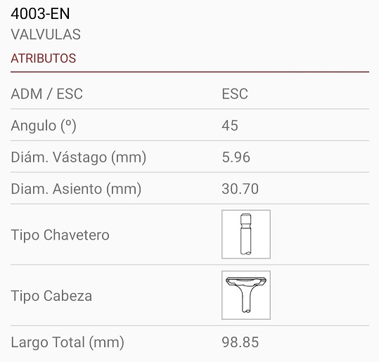 NISSAN QR25DE FRONTIER 2.5 16V 6X31X99 1R. 45º