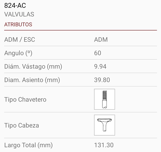 M.BENZ OM616 10X40X131 CAB. CON ROSCA 30º