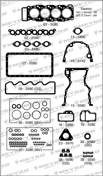 MWM SPRINT 4.07 TD 12V-2.8TD - CHEVROLET S10 TURBO -JM