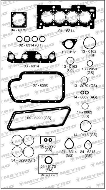 PEUGEOT 206-207-307 PARTNER TU3 1.4 8V FIAT QUBO BLOCK ALUM.-JMTC
