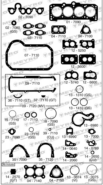 VOLKSWAGEN GACEL-GOL-SENDA-SAVEIRO 1.6-1.8 AUDI ESCORT NAFTA CARBURADOR -JMTC