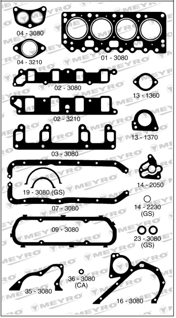 FORD FIESTA KA 1.3 ESPAÑOL VARILLERO NAFTA C/RETENES JMTC