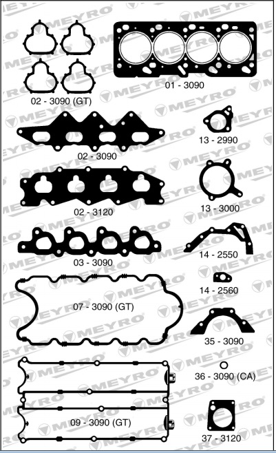 FORD FIESTA -ESCORT 16V 2.0 ZETEC-JMTC