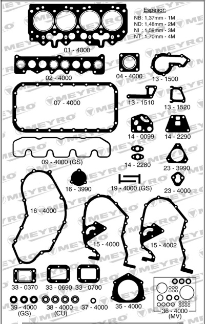 FORD RANGER CHEVROLET S-10 MERCEDES BENZ SPRINTER MAXION 2.5 2.8 S/T-JMTC