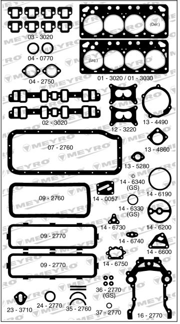 FORD V8 F100-600 FASE 2-JMTC