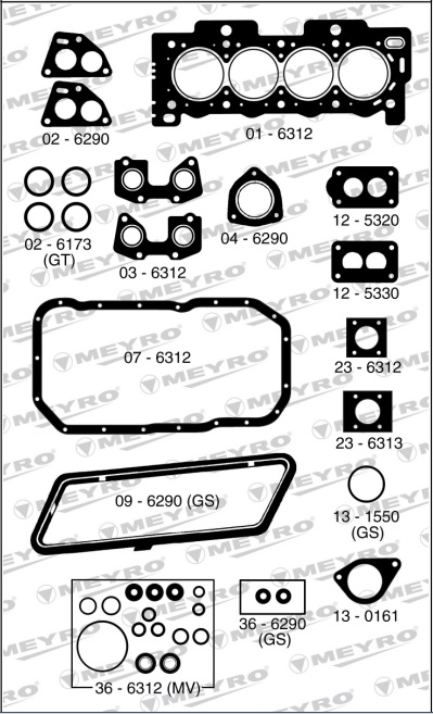 PEUGEOT 106-205 TU3 1.4 8V BLOCK FUNDIC.-JMTC