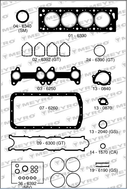 PEUGEOT PARTNER XU7JB 1.8 8V. INYECCION C/RETENES