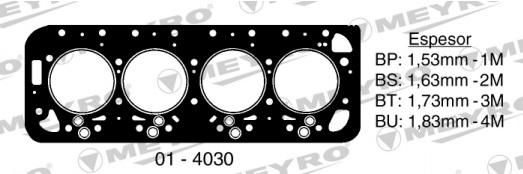 INDENOR XD2 XD3 505 504 TD 1.73 MM 3M 94MM-TC