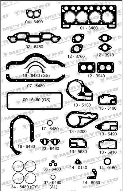 RENAULT 4S 6 12 1.1 1.3 1100-1300 -JMTC