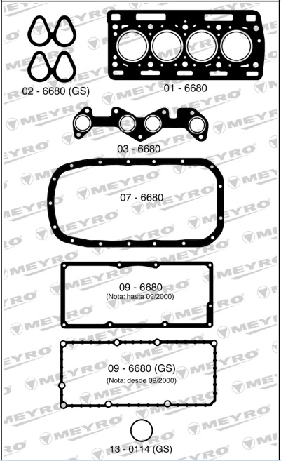 RENAULT  CLIO TWINGO 1.2 8V D7F C/RETENES  (G)