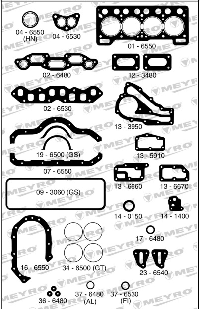 RENAULT 9-11-12-18 1.6 TRAFIC 1600-JMTC